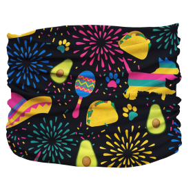 Taco Pawty Pup Scruff (Color: Black,Pink,Yellow, size: Teeny)